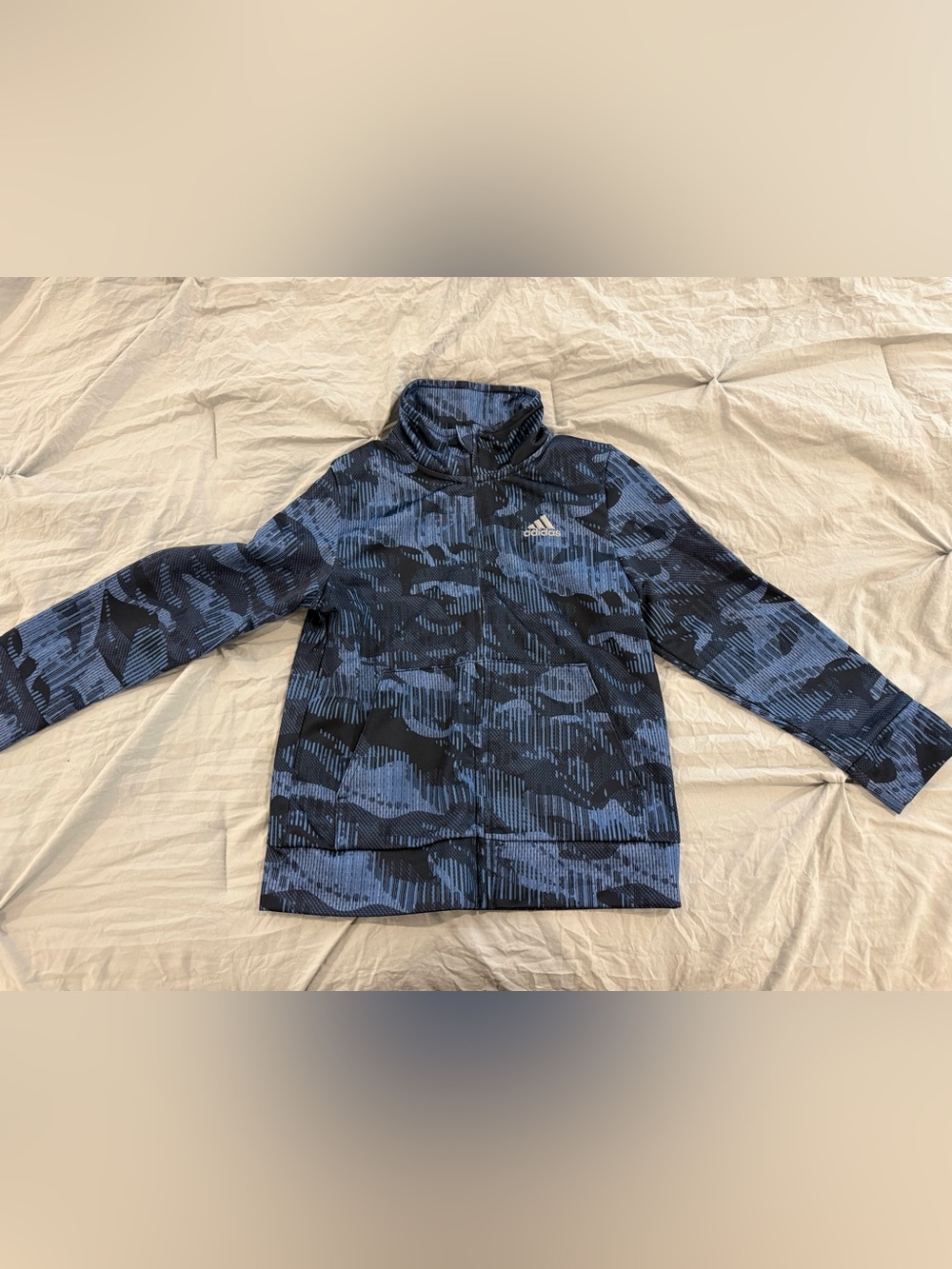 Boys Adidas Zip up Athletic Jacket Size 5